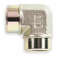 Hydraulic Hose Adapter: 1/2"-14 Thread Size, 1/2 in x 1/2 in Fitting Size, Female x Female, Rigid (MPN 259-2087-8-8)
