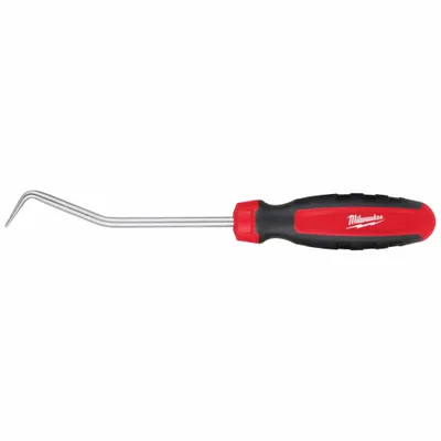MILWAUKEE Hose Pick: Chrome Vanadium Steel, Angle - Single-End Picks