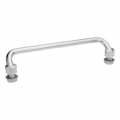 JW WINCO Folding Pull Handle: Threaded Holes, Steel, Silver - Load-Rated Folding Pull Handles
