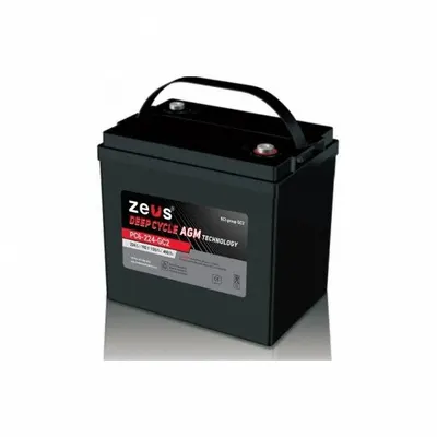 ZEUS BATTERY PRODUCTS Sealed Lead Acid Batteries: 6V DC, 224 Ah Capacity, 9.72 in Ht, 7.09 in Wd - AGM Sealed Lead Acid Batteries