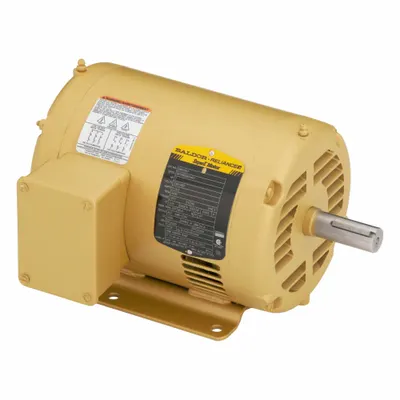 BALDOR General Purpose Motor: Rigid Base Mount, Open Drip Proof, 2 hp, 208-230/460V AC - Rigid Base 3-Phase General Purpose AC Motors