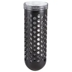 Plastic replacement bowl for WILKERSON filter-regulator-lubricator assemblies in the DRP series. Used to replace worn or damaged bowls in pneumatic systems for compressed air treatment.