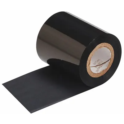 BRADY Single-Color Printer Ribbon: 2 3/8 in x 500 ft, Black, Resin - Brady Single-Color Ribbons