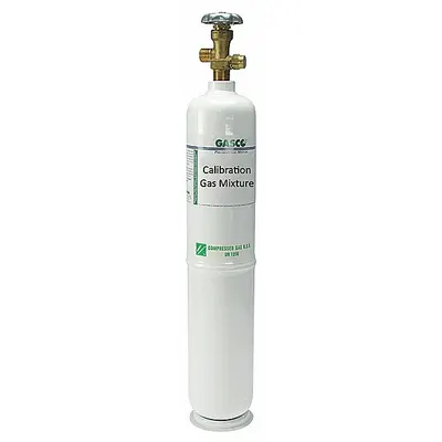 GASCO 552L-248-1600 Calibration Gas, Isobutylene 1,600 ppm in Air - Calibration Gases for Portable Gas Detectors