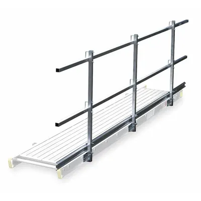 WERNER Guard Rail and Toe Board System: Guardrail and Toeboard Kit - Guardrail & Toe Board Kits