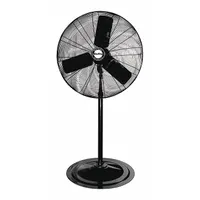 AIR KING Standard-Duty Industrial Fan: 24 in Blade Dia, 76 1/2 in Ht, 3 Speeds, Non-Oscillating (MPN 9124)