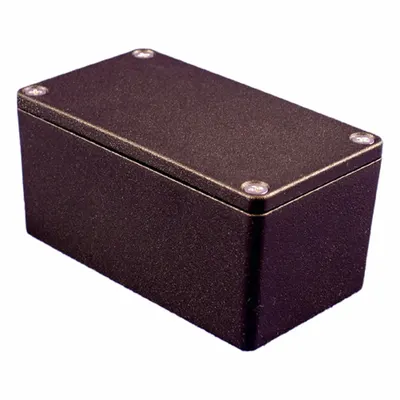 HAMMOND Enclosure: Die-Cast Aluminum, 4 in x 2 in x 2 in, NEMA 1/12/13/4/4X, Solid Cover - Aluminum Enclosures