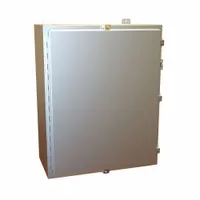 HAMMOND Electrical Enclosure: Aluminum, 30 in x 24 in x 12 in, NEMA 12/13/4/4X, w/Panel, Solid Cover (MPN 1418N4ALK12)