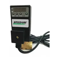 SPEEDAIRE Timed Electric Auto Drain Valve: 1/2 in NPT Pipe, 1/2 in Drain, 38 gpm, 115 V