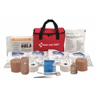 FIRST AID ONLY First Aid Kit and Housing: Gen Purpose, 10 People Served, 88 Components, Fabric (MPN 7150)