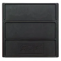 Plastic shelf bin divider measuring 5 1/4 inches by 5 1/4 inches. Not electrostatic discharge conductive. Compatible with manufacturer model number SSB441. Used to subdivide plastic shelf bins for organizing small parts in industrial storage, warehousing, and workshop environments.