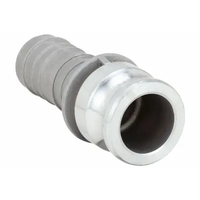 OEM Cam and Groove Adapter: 1 in Coupling Size, 1 in Hose Fitting Size - Type E Aluminum Cam & Groove Fittings