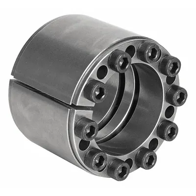 CLIMAX METAL PRODUCTS Keyless Bushing: For 2 3/16 in Shaft Dia, 3 11/32 in OD - Multi-Screw Locking Assembly Keyless Bushings