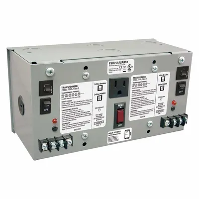 FUNCTIONAL DEVICES INC / RIB Class 2 Power Supply: 75 VA Power Rating, 120V AC - Enclosed & Panel Mounted Class 2 Transformers
