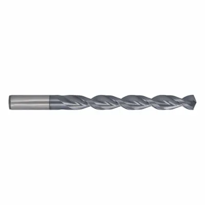 CLEVELAND Jobber Length Drill Bit: #37, 135° Split Point, TiCN-Coated Cobalt - Cobalt Jobber-Length Drill Bits for Deep Hole-Drilling