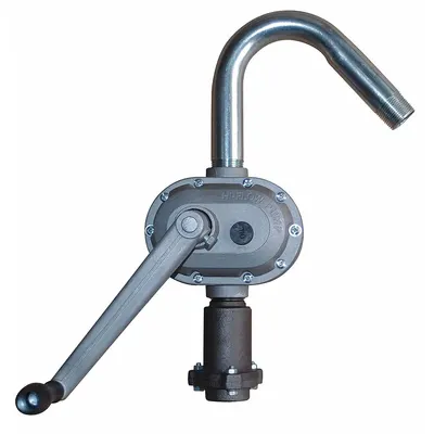 Dayton Hand Pump: Rotary Action, Pump Only, Aluminum Housing, 28.8 oz per stroke - Rotary-Crank Drum Pumps