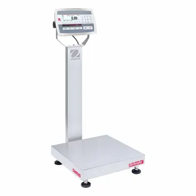 OHAUS Bench Scale with Column-Mounted Indicator, 50 lb Capacity, IP67/IP68 - Bench Scales with Column-Mounted Indicator