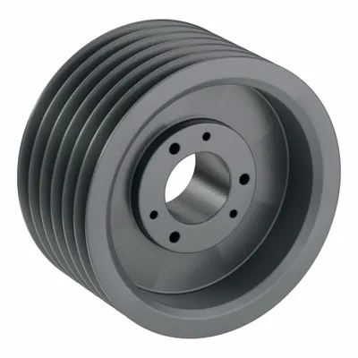 OEM V-Belt Pulley: 8V1400 - Bushed-Bore Cast-Iron Wedge V-Belt Pulleys