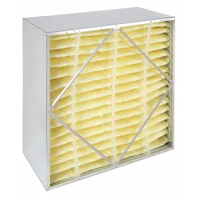 OEM Rigid Cell Air Filter: 24 in x 24 in x 12 in, Fiberglass, No Header - MERV 14 Rigid Cell Air Filters