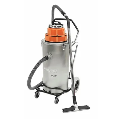 HUSQVARNA Slurry Vacuum: Std, Wet, 15 gal Tank, 118 cfm Air Flow - Corded Slurry Vacuums without HEPA Filtration