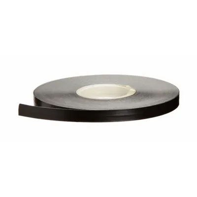 BRADY Floor Marking Tape: Gen Purpose, Solid, Black, 1/4 in x 50 ft, 4 mil Tape Thick - General Purpose Floor Marking Tape