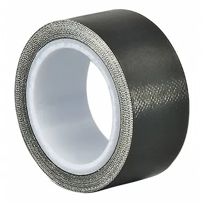TAPECASE Cloth Tape: 1/2 in Wd, 5 yd Lg, 7 mil Thick, Silicone, Polyethylene Coated Cloth - PTFE Slick Surface Tape