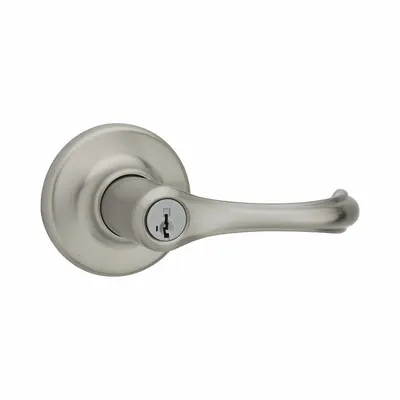 KWIKSET 405DNL-15-SMT-6AL-RCS Office Lever Lockset, Satin Nickel, ADA Compliant - Office Lever Locksets
