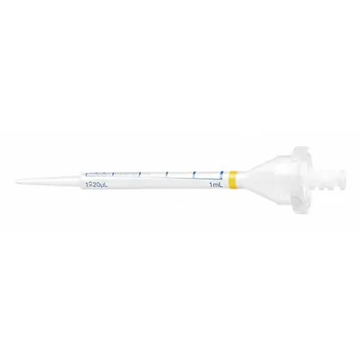 EPPENDORF Pipettor Tip: Sterile, 1 mL Capacity, Individually Wrapped, No Filter, Clear - Sterile Pipette Tips