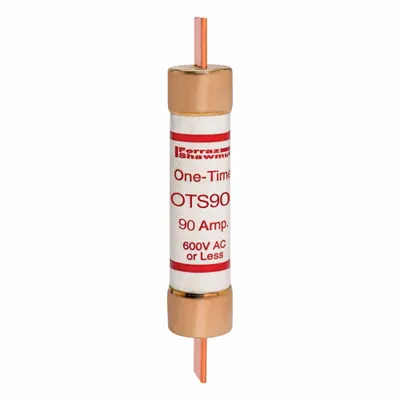 MERSEN Fuse: Class K5, OTS Series, Fast-Acting, 90 A, 600 V AC, 300 V DC - Fast-Acting Blade Fuses
