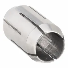 Replacement collet for rotary tools. Designed to hold cutting or grinding accessories securely during operation. Fits compatible BLACK & DECKER rotary tools.