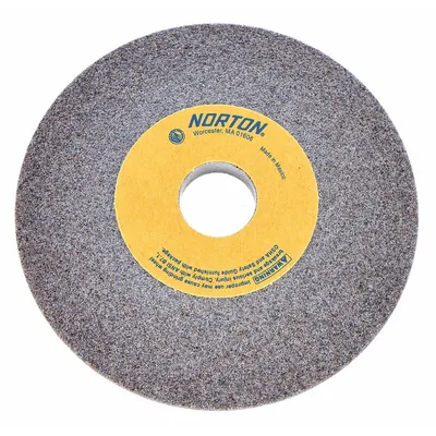 NORTON Dish Grinding Wheel: Type 12, 4" x 1/2" x 3/4", 32A60-KVBE - Grinding Wheels for Moderate-to-Heavy Grinding of Tool Steels