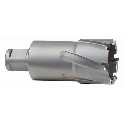 MILWAUKEE Annular Cutter: 1 5/8 in Cutter Dia, 2 in Max Cutting Dp, Bright, Carbide - Carbide-Tipped Annular Cutters for Toughest Materials