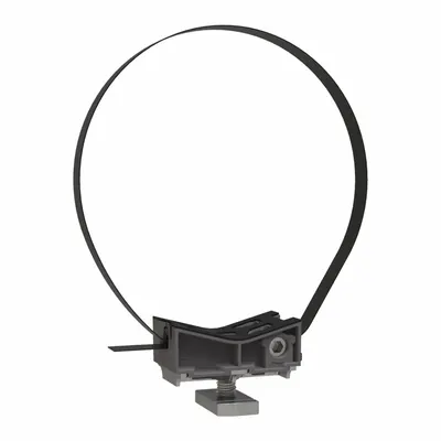 GRIPPLE Strut Clamp: 316 Stainless Steel, For 9 in Max. OD - Adjustable Fasten-In Clamps for Pipe & Tube