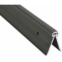 This concealed-mount piano hinge is made of aluminum and features an 83-inch leaf height and 1-15/16-inch leaf width. It is designed for screw-on installation and provides continuous support along the full length of doors, lids, and panels. Commonly used in industrial cabinets, enclosures, and access panels where full-length reinforcement is required