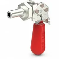 DE-STA-CO Straight Line Clamp: Flange Base Mounting, Std Horizontal Handle, 0.24 in Arm Lg, M6 (MPN 602-MM)