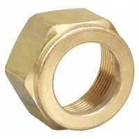 PARKER Compression Fitting Nut: 1 in OD Size, Compression, Brass, 1 5/16"-20 Thread Size (MPN 16 BZ-B)