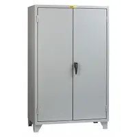 LITTLE GIANT Storage Cabinet: 60 in x 24 in x 78 in, Swing Handle & Keyed, 12 ga Panel Thick, Legs (MPN SSL2-A-2460)