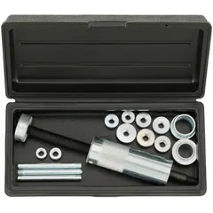 This 16-piece bushing driver set is designed for installing and removing bearings, bushings, and seals without damaging components. Suitable for use in industrial equipment maintenance across various applications.