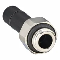 LEGRIS Push-Fit Adapter Fitting: 1/8 mm Pipe x 5/16 in OD Size, BSPP x Push-to-Connect, Silver (MPN 3131 08 10)