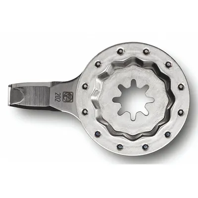 FEIN Oscillating Scraper Blade: 1/4 in Blade Wd, 2 7/8 in Blade Lg, Hooked - Starlock Plus Mounted Blades