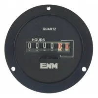 ENM Hour Meter: Hour Meters, Front Panel Mounting, Analog, 120 V AC – 120 V AC, ISO 9001, Analog (MPN T55A2A)