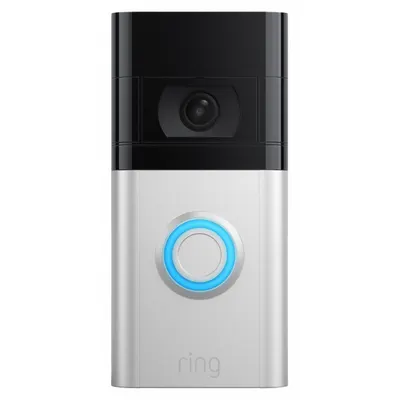 RING Video Doorbell: Doorbell Security Camera, 2.4 GHz/5 GHz, B08JNR77QY, Gray - Wireless Video Surveillance Cameras