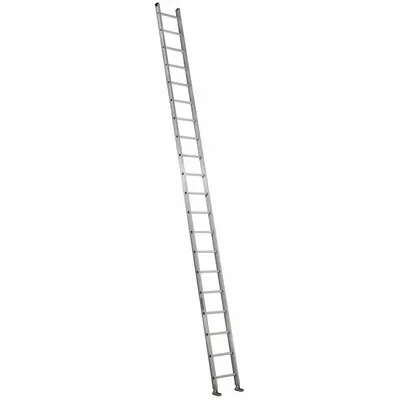 LOUISVILLE LADDER AE2120 20 ft Aluminum Straight Ladder, 300 lb Capacity - Lightweight Aluminum Straight Ladders