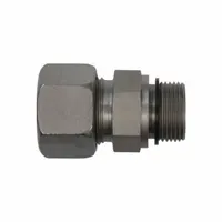 BRENNAN INDUSTRIES Compression Fitting Adapter: 22 mm OD x 1/2 in Pipe size, Compression x MBSPP (MPN D7400-L22-08-ED-SS)