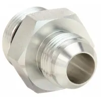 Hydraulic Hose Adapter: 1 in x 3/4 in Fitting Size, Male x Male, ORB x JIC, Rigid, Straight (MPN 202702-16-12S)