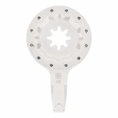 FEIN Oscillating Scraper Blade: 1/8 in Blade Wd, 2 7/8 in Blade Lg, Hooked - Starlock Plus Mounted Blades