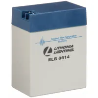 Battery: ELU3X/ELT36/ELT50, Sealed Lead Acid, 6 V Volt, 14 Ah Battery Capacity, 5 1/2 in Overall Ht (MPN ELB 0614)