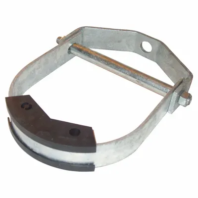 ANVIL Clevis Hanger: Steel, For 16 in Pipe, For 1 in Threaded Rod - Clevis Hangers with Insulation Saddle for Tube & Pipe