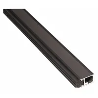 NATIONAL GUARD Door Weatherstripping: Screw-In Mounting, EPDM, 8 ft Overall Lg, 1 1/4 in Overall Wd (MPN 103NDKB-96)