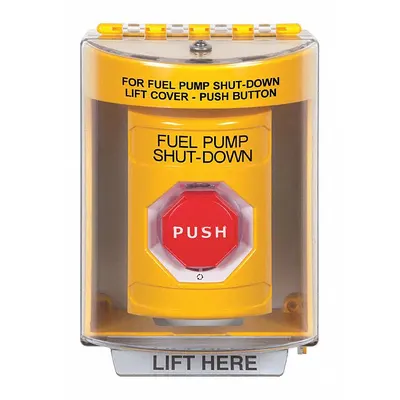 SAFETY TECHNOLOGY INTERNATIONAL Exit Push Button: 4 7/8 in Ht, 3 3/16 in Dp, 3 1/4 in Wd - Emergency Push Buttons